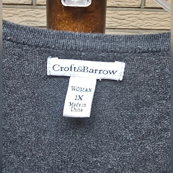 Croft and Barrow Cardigan Sz 1X - Picture 4 of 8